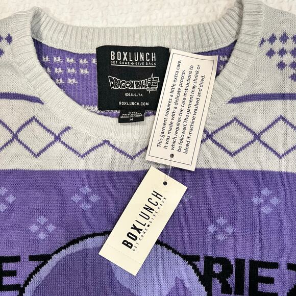 Frieza Christmas ugly sweater NEW with tags M unisex - Picture 2 of 6